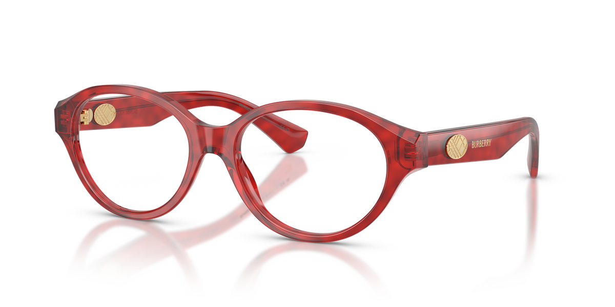 Burberry BE2466 Eyeglasses Frame in 4257 Bordeaux Havana