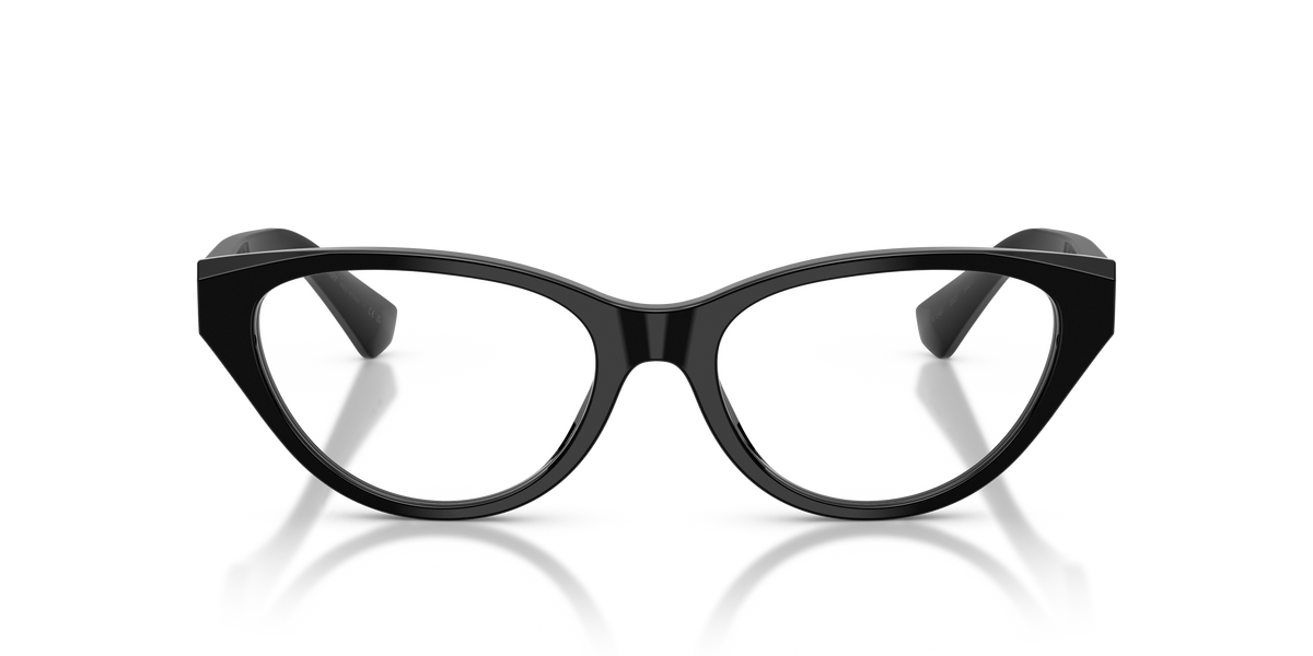 Burberry BE2467 Eyeglasses Frame in 3001 Black, front view