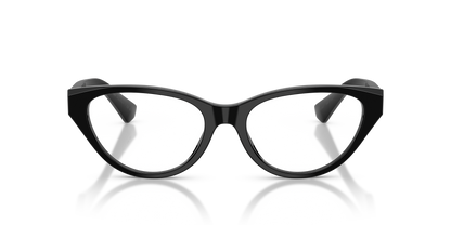 Burberry BE2467 Eyeglasses Frame in 3001 Black, front view