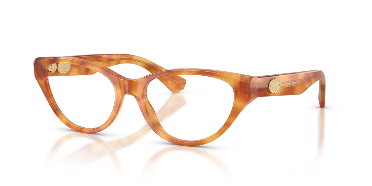 Burberry BE2467 Eyeglasses Frame in 4256 Light Havana