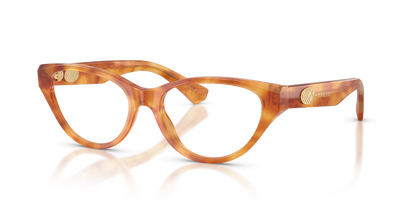 Burberry BE2467 Eyeglasses Frame in 4256 Light Havana