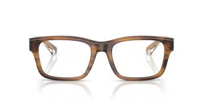 Burberry BE2469 Eyeglasses Frame in 4253 Striped Brown, front view
