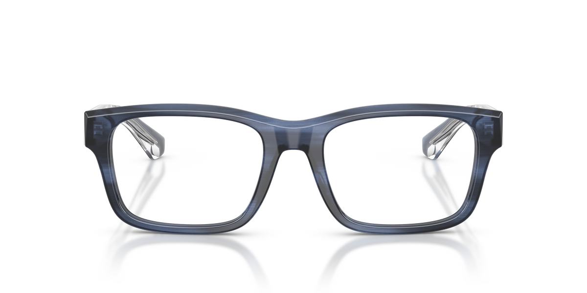 Burberry BE2469 Eyeglasses Frame in 4255 Striped Blue, front view