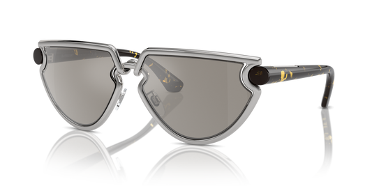 Burberry BE3152 Sunglasses in 10056G Silver / Light Grey Mirror Silver lens