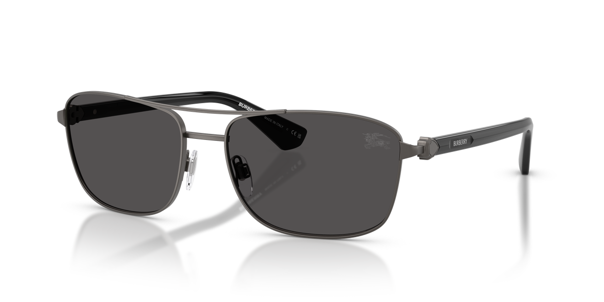 Burberry BE3163 Sunglasses in 131687 Matte Grey / Dark Grey lens