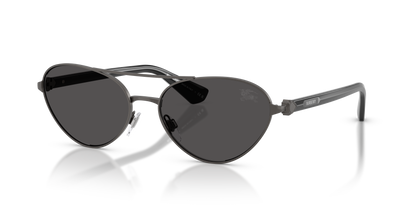 Burberry BE3165 Sunglasses in 131687 Matte Grey / Dark Grey lens