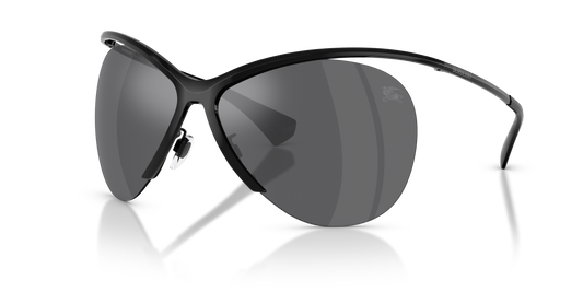 Burberry BE3168 Sunglasses in 10016G Black / Grey Mirror Silver lens