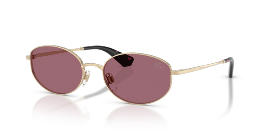 Burberry BE3169 Sunglasses in 11091A Light Gold / Violet lens