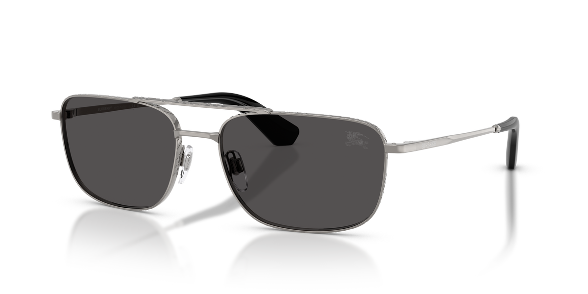 Burberry BE3170 Sunglasses in 100387 Gunmetal / Dark Grey lens