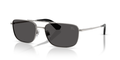Burberry BE3170 Sunglasses in 100387 Gunmetal / Dark Grey lens