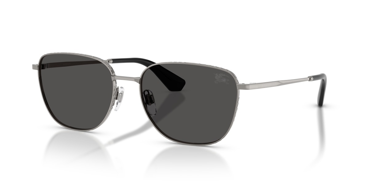 Burberry BE3171 Sunglasses in 100387 Gunmetal / Dark Grey lens