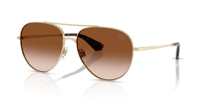 Burberry BE3172 Sunglasses in 110913 Light Gold / Brown Gradient lens