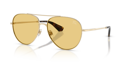 Burberry BE3172 Sunglasses in 110985 Light Gold / Yellow lens