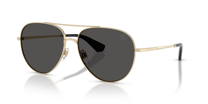 Burberry BE3172 Sunglasses in 110987 Light Gold / Dark Grey lens