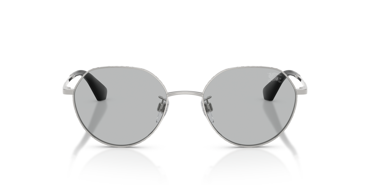 Burberry BE3173D Sunglasses in 100587 Silver / Light Grey lens, front view