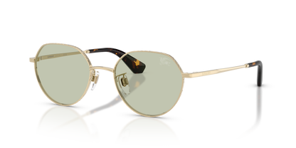 Burberry BE3173D Sunglasses in 1109/2 Light Gold / Light Green lens