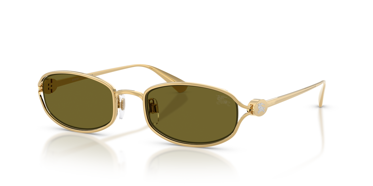 Burberry BE3177 Sunglasses in 1017/2 Gold / Dark Green lens