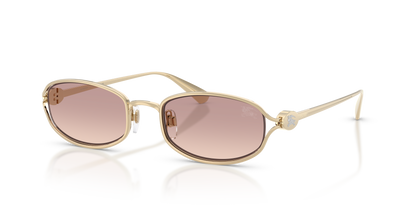 Burberry BE3177 Sunglasses in 110913 Light Gold / Brown Gradient lens