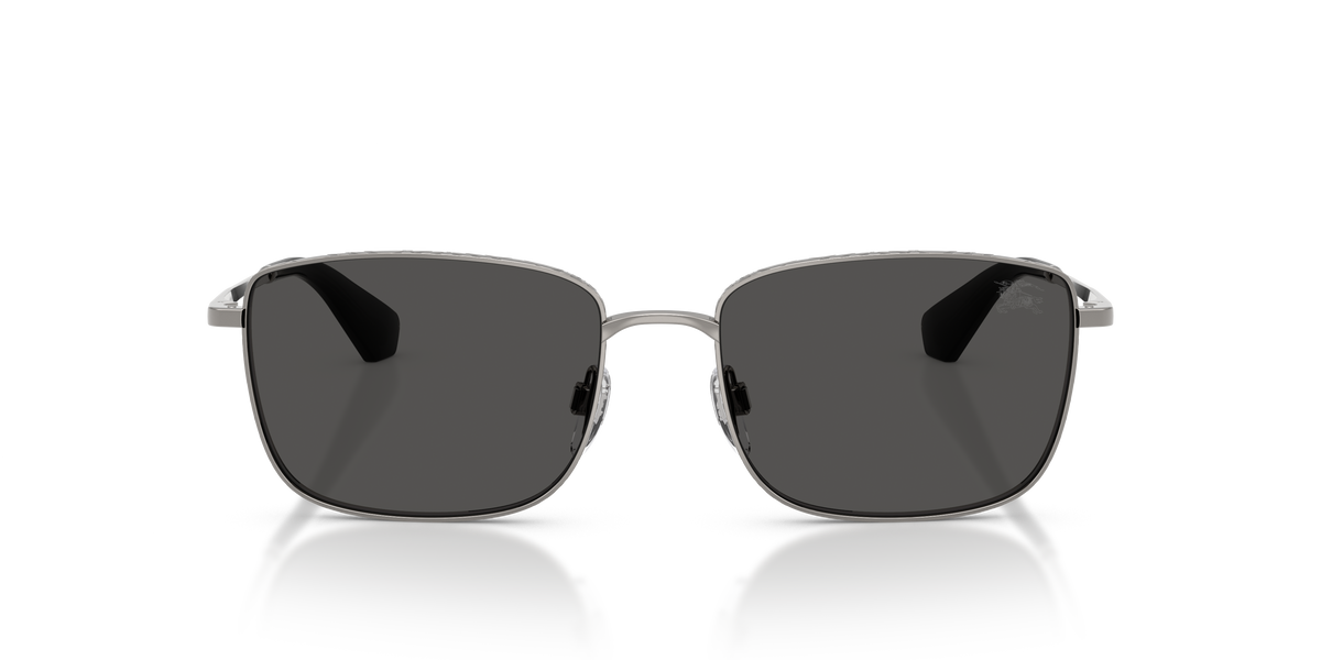 Burberry BE3178 Sunglasses in 100387 Gunmetal / Dark Grey lens, front view