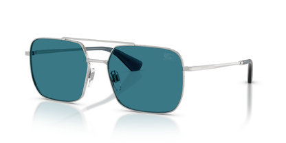 Burberry BE3179 Sunglasses in 100580 Silver / Blue lens