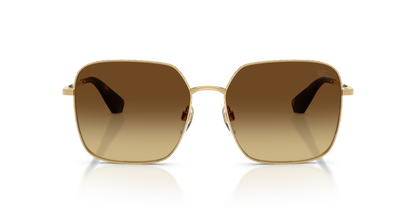 Burberry BE3180 Sunglasses in 101713 Gold / Brown Gradient lens, front view