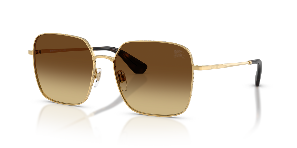 Burberry BE3180 Sunglasses in 101713 Gold / Brown Gradient lens