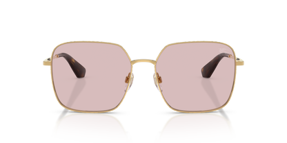 Burberry BE3180 Sunglasses in 1017/5 Gold / Pink lens, front view