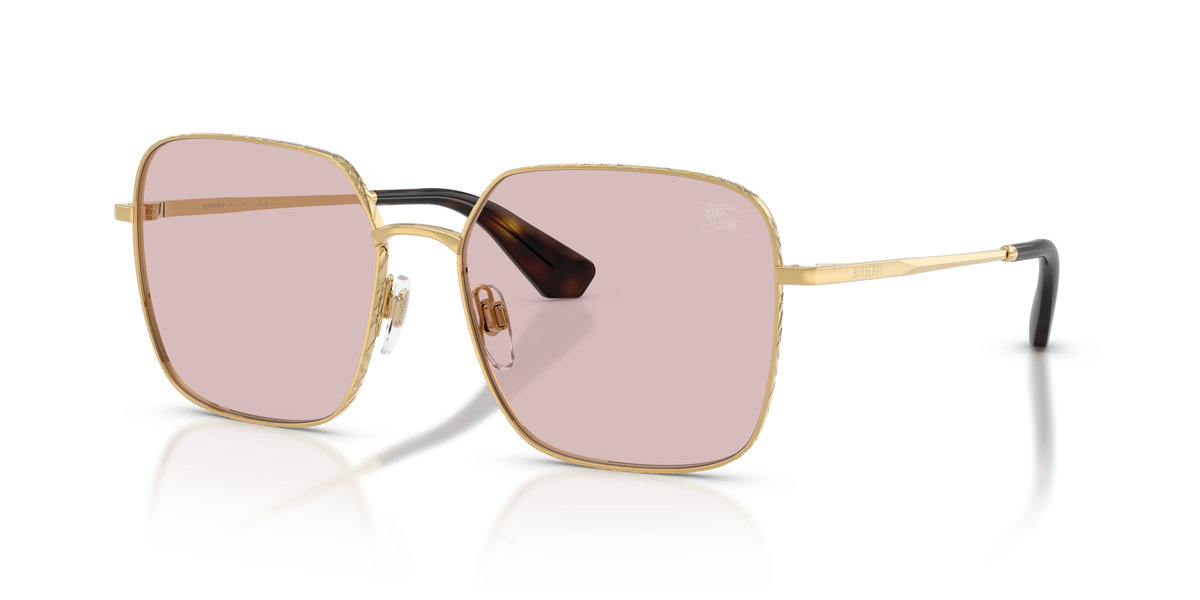 Burberry BE3180 Sunglasses in 1017/5 Gold / Pink lens