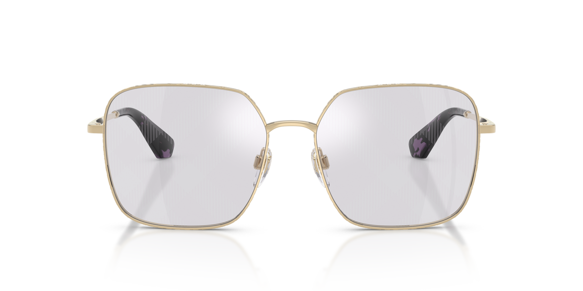 Burberry BE3180 Sunglasses in 1109AI Light Gold / Grigio Transition lens, front view