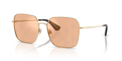 Burberry BE3180 Sunglasses in 1109TO Light Gold / Marrone Transition lens