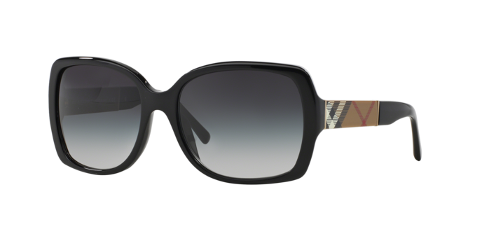 Burberry BE4160 Sunglasses in 34338G Black / Grey Gradient lens