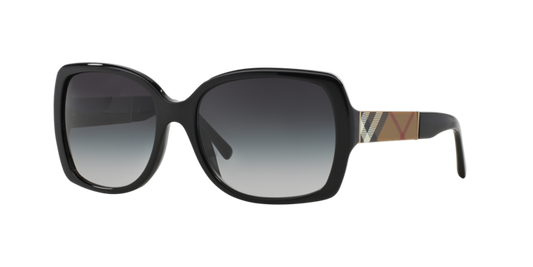 Burberry BE4160 Sunglasses in 34338G Black / Grey Gradient lens