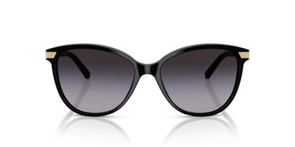 Burberry BE4216 Sunglasses in 30018G Black / Grey Gradient lens, front view