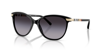 Burberry BE4216 Sunglasses in 30018G Black / Grey Gradient lens