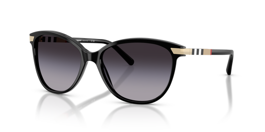Burberry BE4216 Sunglasses in 30018G Black / Grey Gradient lens