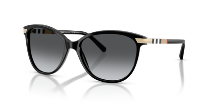 Burberry BE4216 Sunglasses in 3001T3 Black / Polarized Grey Gradient lens
