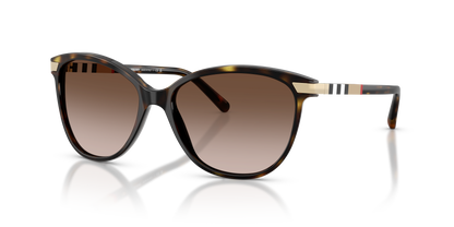 Burberry BE4216 Sunglasses in 300213 Dark Havana / Brown Gradient lens
