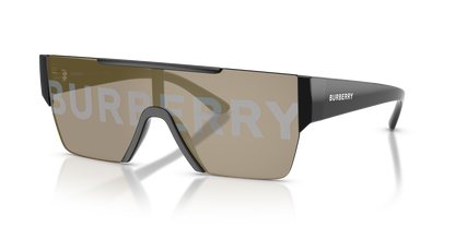 Burberry BE4291 Sunglasses in 3001/G Black / Grey Tampo Burberry Silver/Gold lens