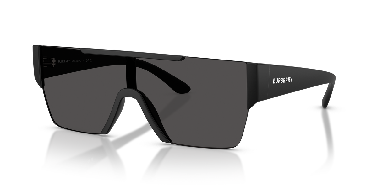 Burberry BE4291 Sunglasses in 346487 Matte Black / Grey lens
