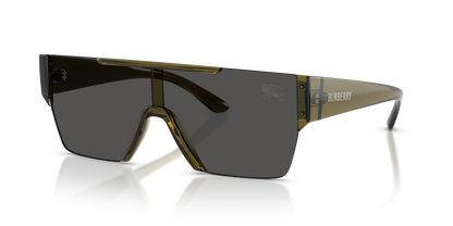 Burberry BE4291 Sunglasses in 424687 Green / Dark Grey lens