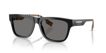 Burberry BE4293 Sunglasses in 377381 Black / Polarized Grey lens