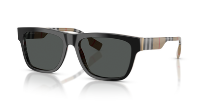 Burberry BE4293 Sunglasses in 380687 Top Black On Vintage Check / Grey lens