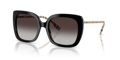Burberry BE4323 Caroll Sunglasses in 38538G Black / Grey Gradient lens