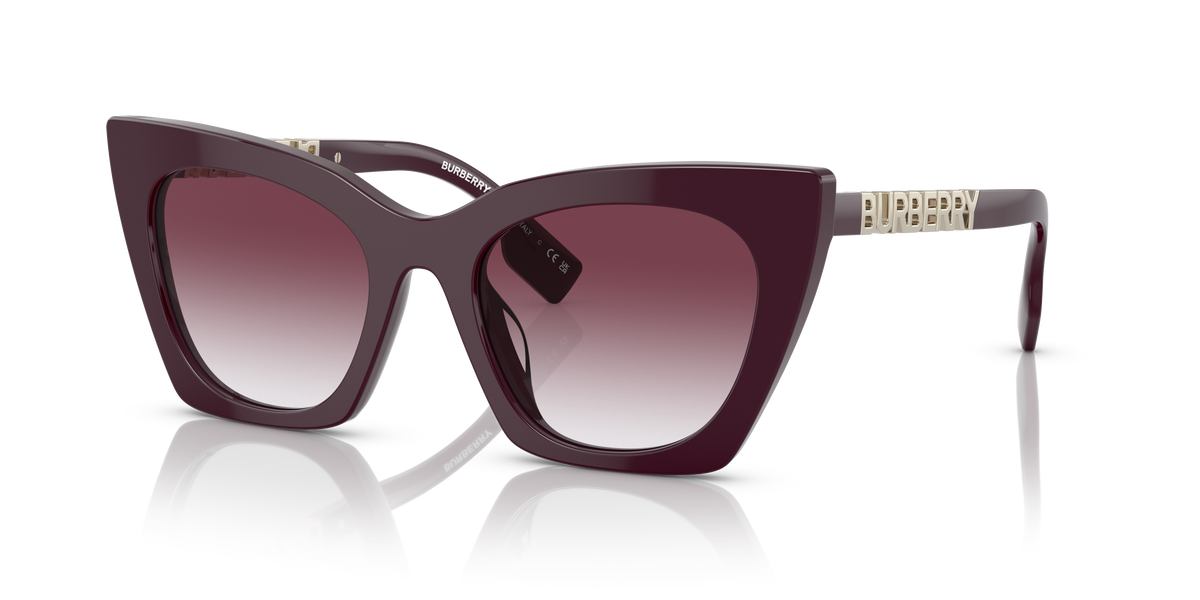 Burberry BE4372U Marianne Sunglasses in 39798H Bordeaux / Violet Gradient lens