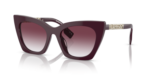 Burberry BE4372U Marianne Sunglasses in 39798H Bordeaux / Violet Gradient lens