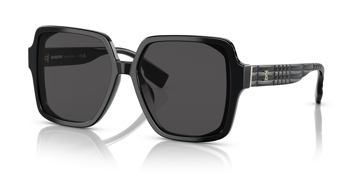 Burberry BE4379D Sunglasses in 300187 Black / Dark Grey lens
