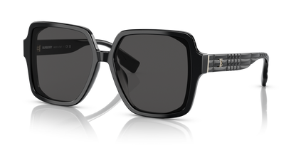 Burberry BE4379D Sunglasses in 300187 Black / Dark Grey lens