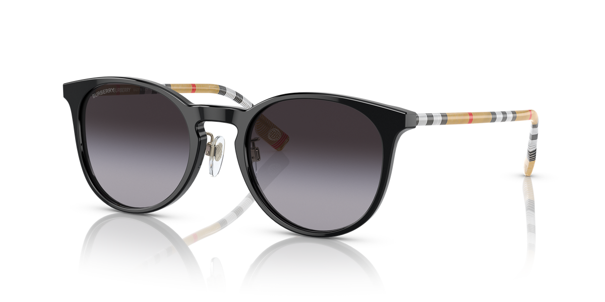 Burberry BE4380D Sunglasses in 38538G Black / Grey Gradient lens