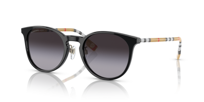 Burberry BE4380D Sunglasses in 38538G Black / Grey Gradient lens