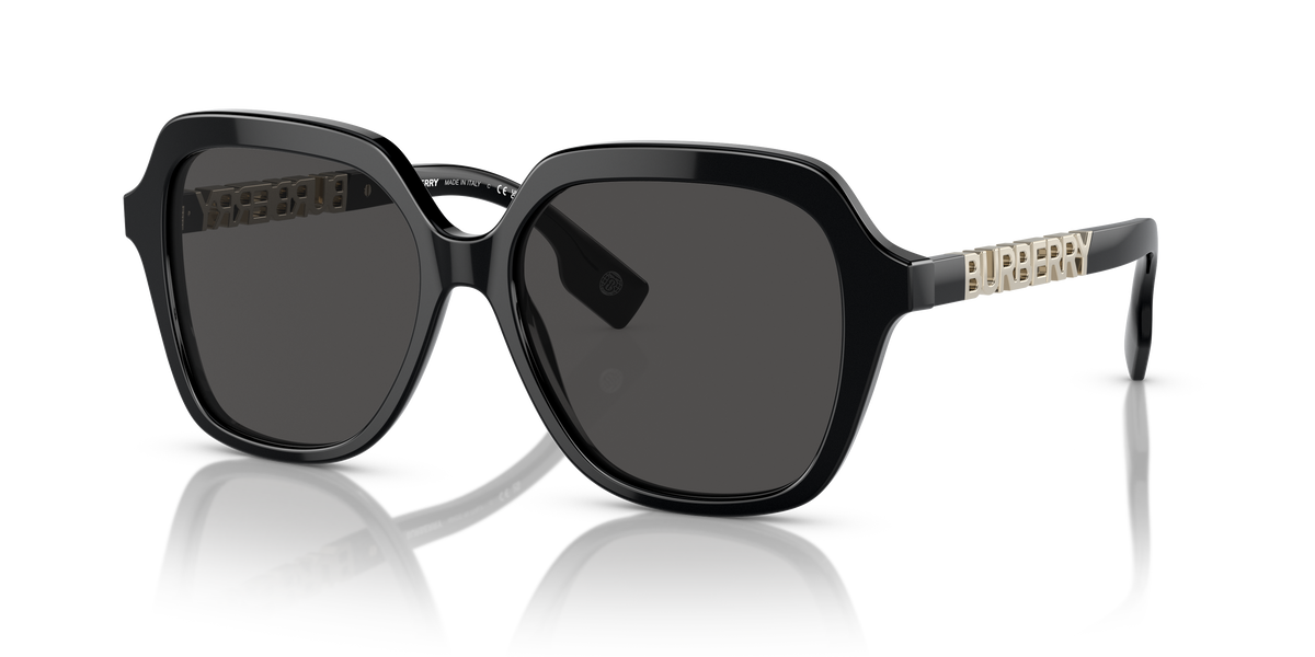 Burberry BE4389 Joni Sunglasses in 300187 Black / Dark Grey lens